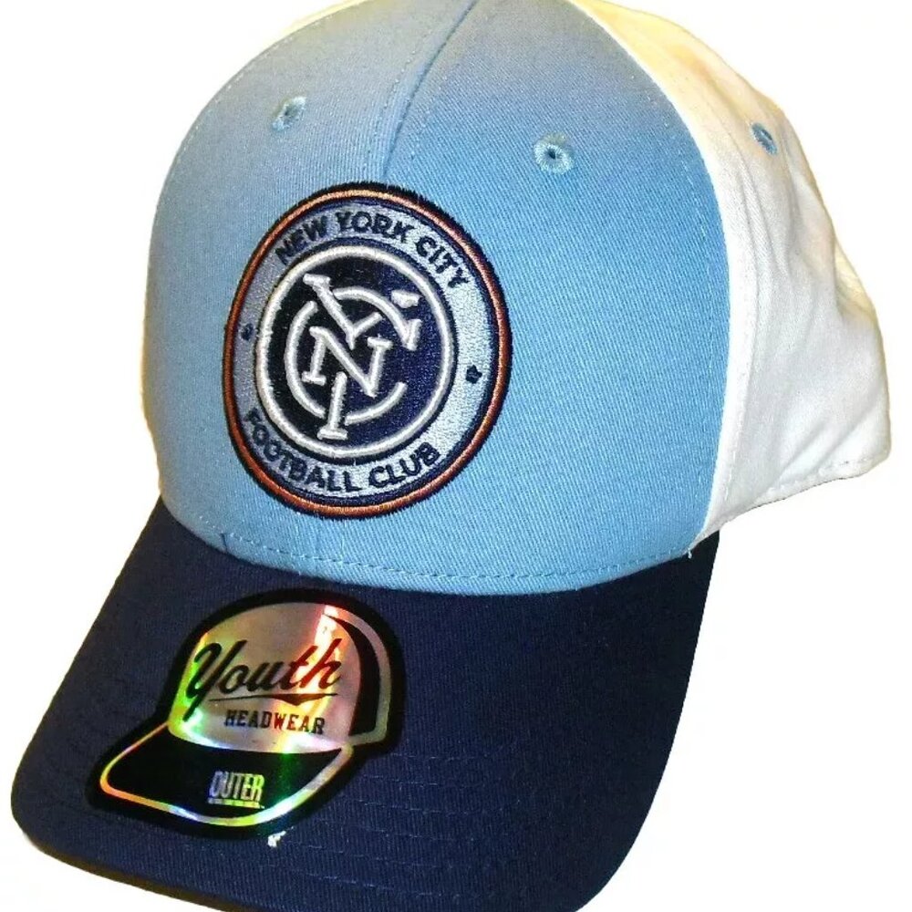 New York City Mls Youth Kids Adjustable Strapback hat Fits 3-8 year old …